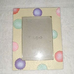 Pastel flowers 4 x 6 picture frame